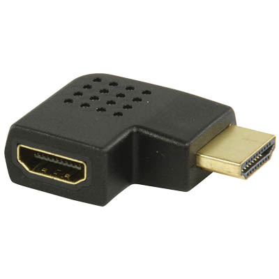 VALUELINE HDMI male to HDMI female Adapter Right Angled VGVP 34904 B